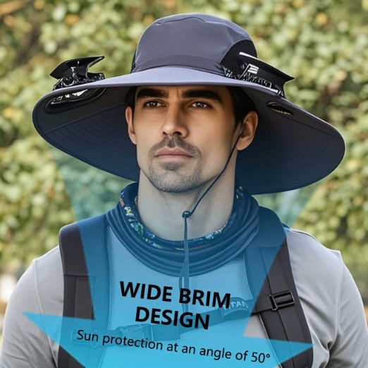 Solhalo FanHat™ Solar-Powered Cooling Hat